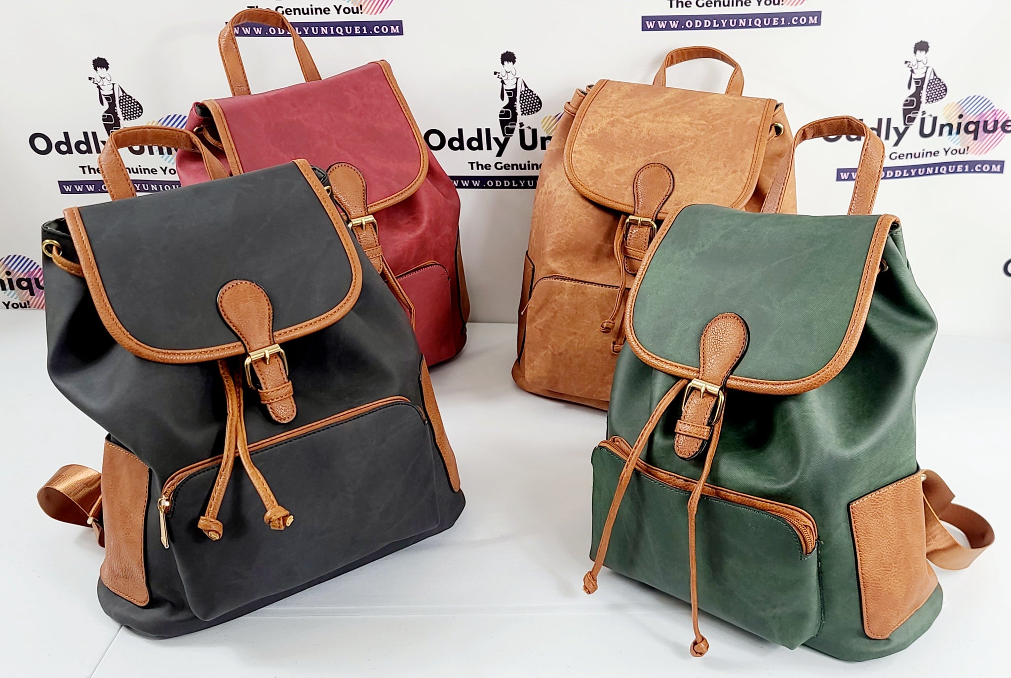 Unique leather backpacks cheap